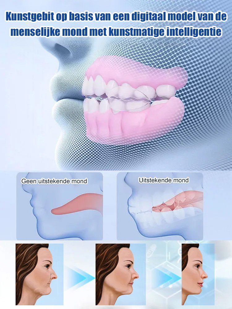 Perfecte glimlach kunstgebit - officieel aanbevolen in de VS