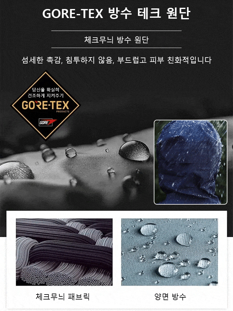 한국판 남성 후드 바람막이 재킷