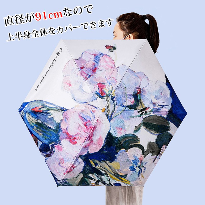 晴雨兼用折りたたみ傘