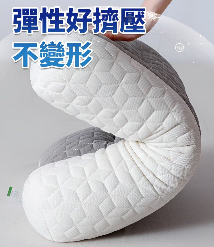 乳膠反牽引護頸椎枕頭