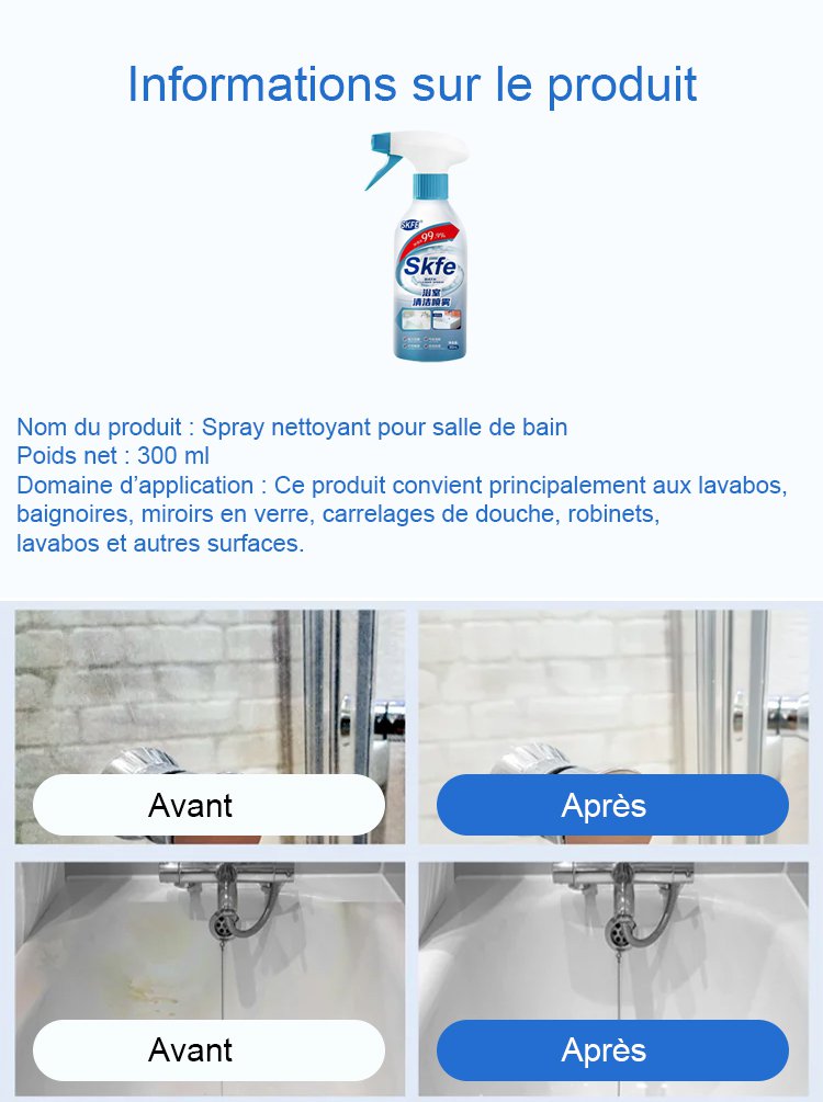 Nettoyant de salle de bain UBELA