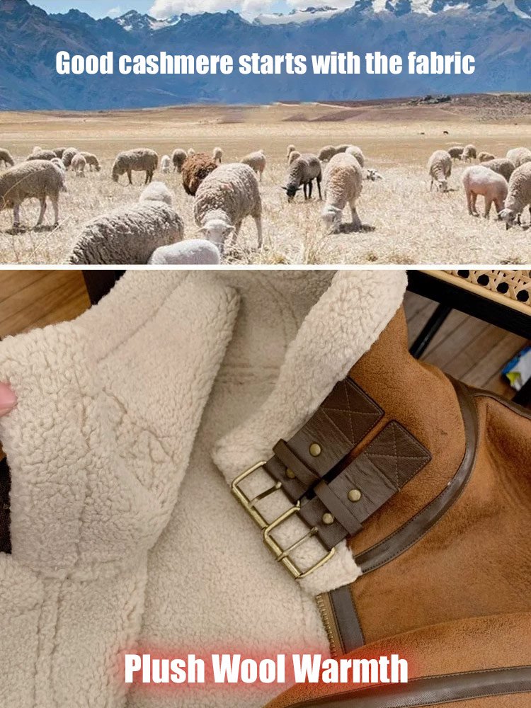 Winter Fur Integrated Versatile Motorcycle Jacket