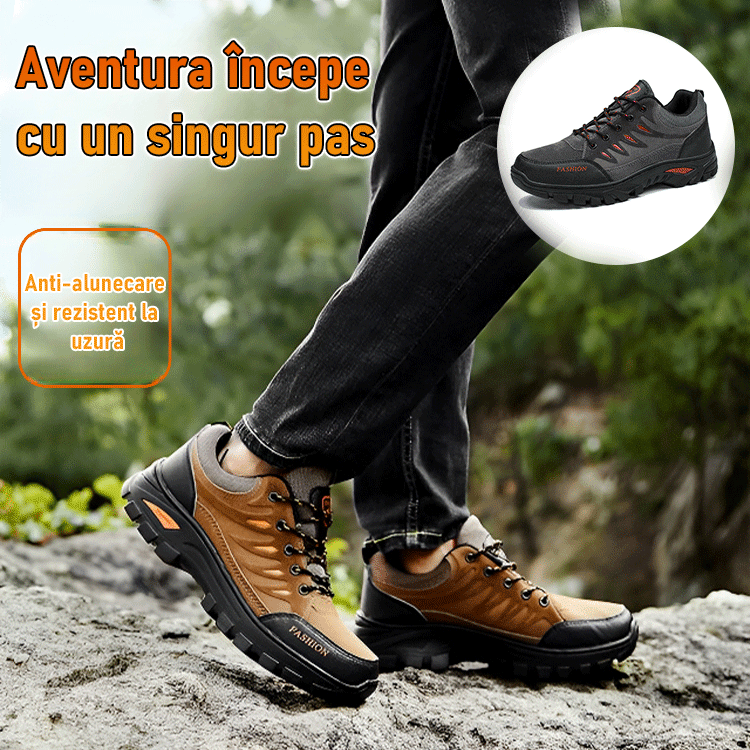 Pantofi de drumeție antiderapanți și cu amortizare
