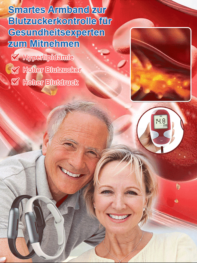 Intelligenter Blutzucker-Kontroll-Armband