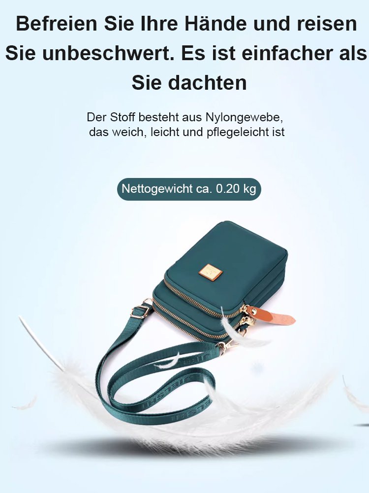 Damen Leichte Kompakt Multifunktionstasche