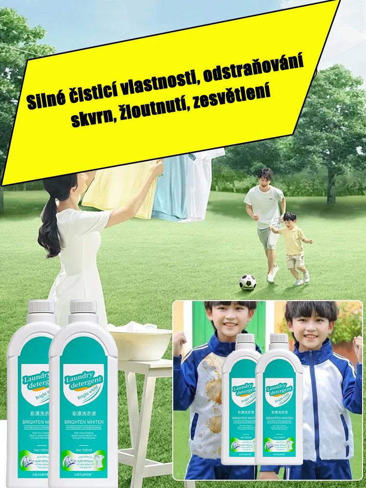【Staré oblečení se stává novým】Čisticí a rozjasňující prací prostředek