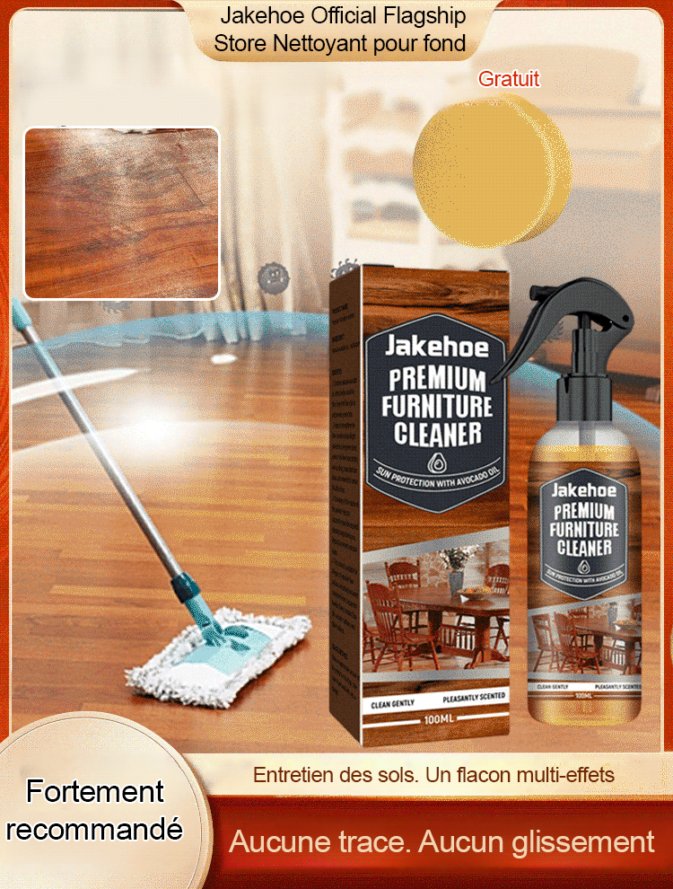 【Nettoyage et Brillance】Nettoyant pour Sols jakehoe