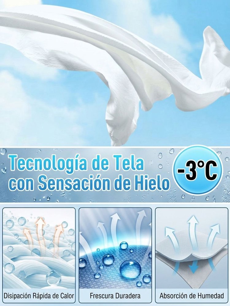Conjunto de manga corta transpirable y absorbente de sudor para tallas grandes de verano