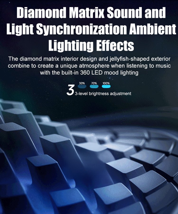 New Colored Glass Light Bluetooth Speaker