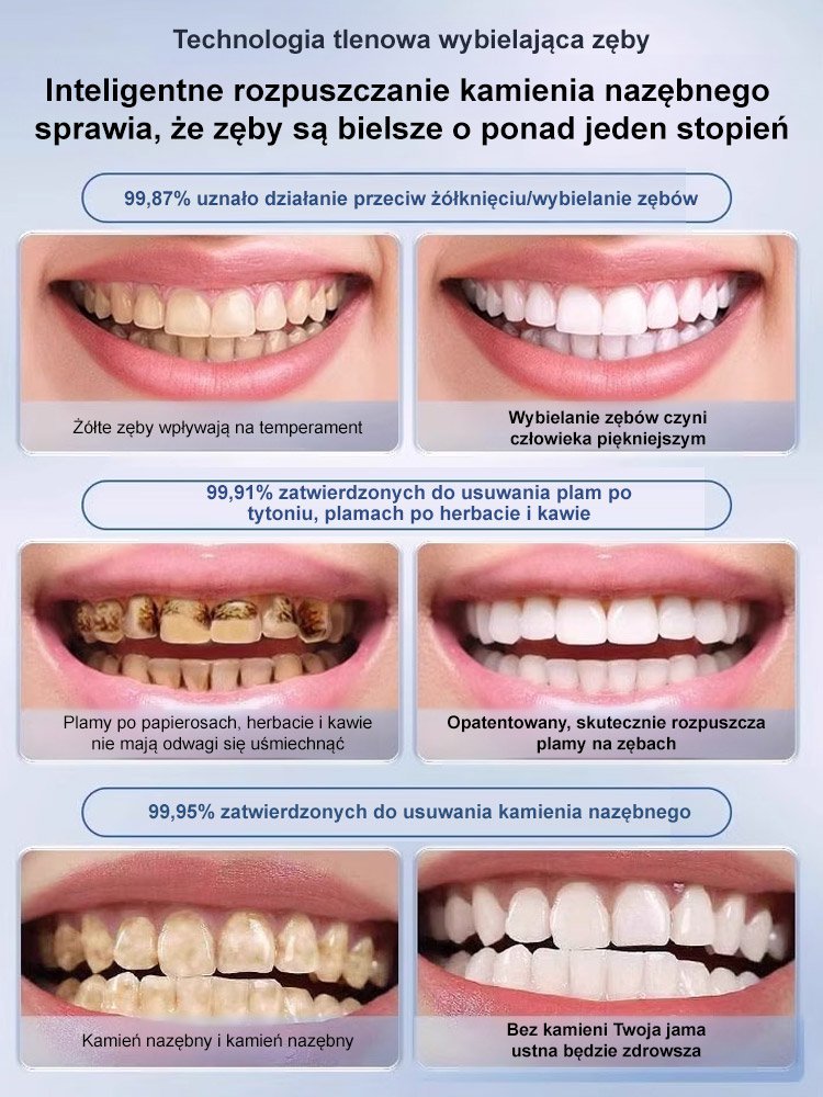 Perłowy wybielający proszek do zębów z probiotykami