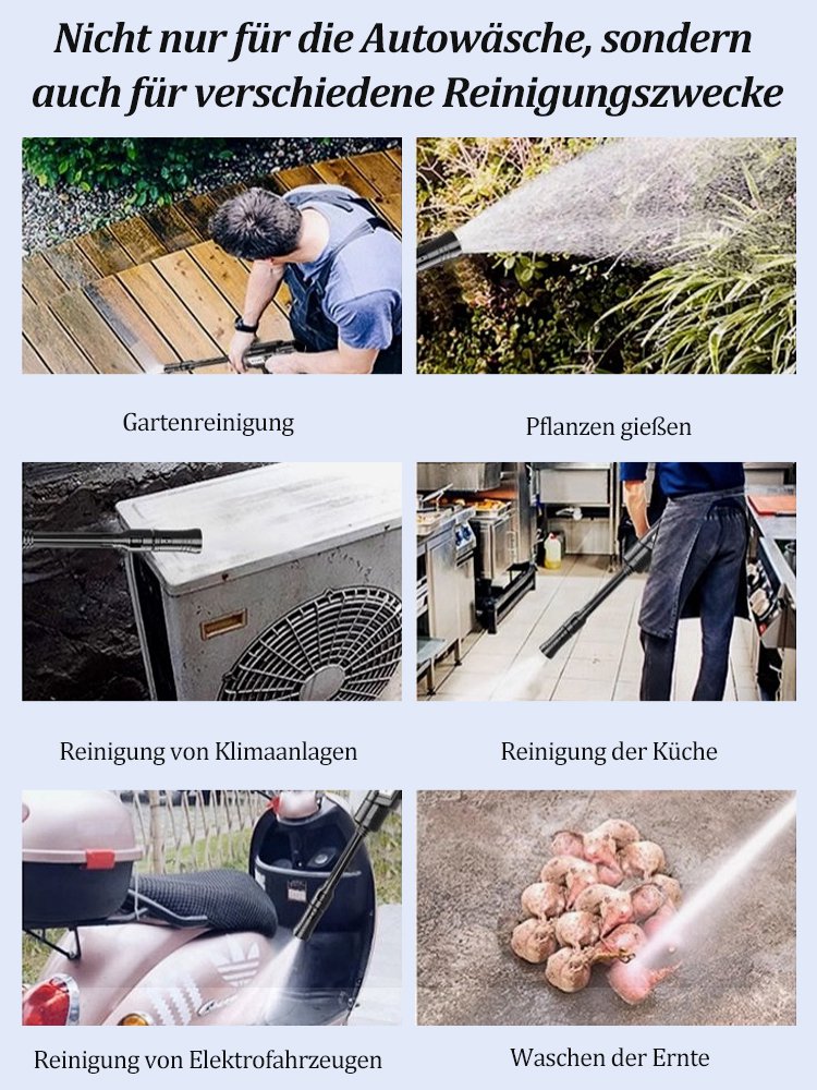 Kabellose Lithium-Autowaschwasserpistole