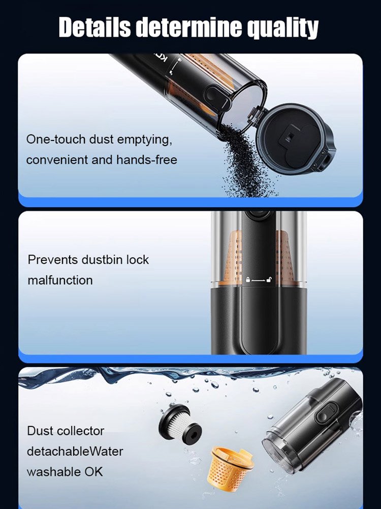 5-in-1 smart handheld vacuum cleaner