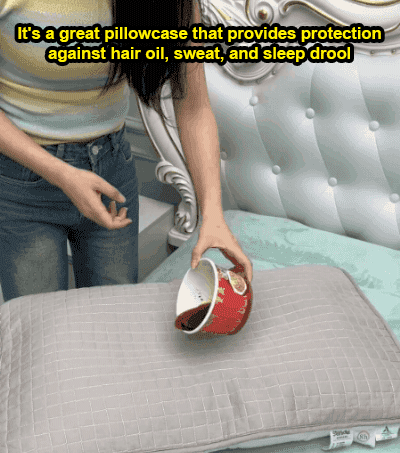 Anti-mite and anti-sweat pillow core protective isolation cover