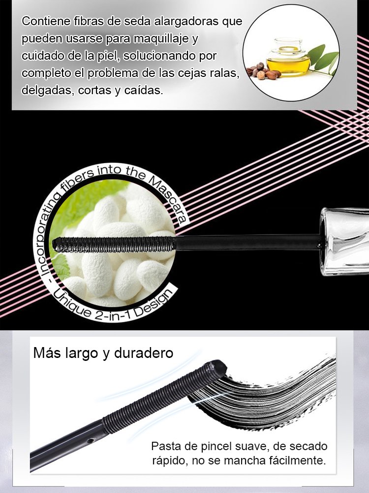 【Vergroot de ogen】Kleine stalen buis mascara