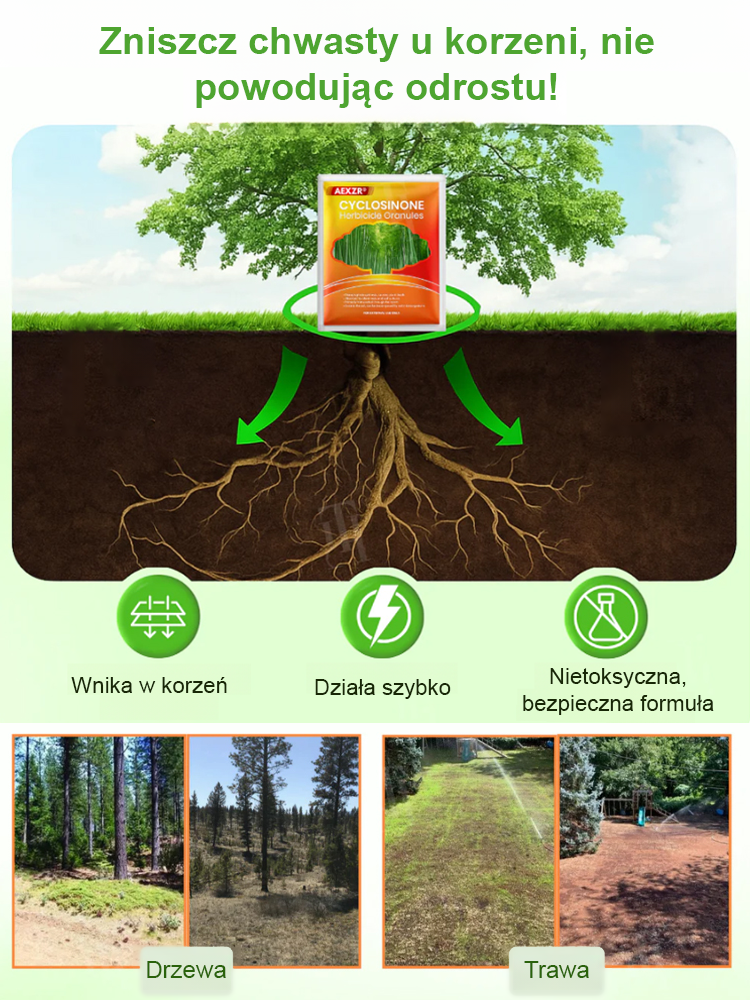 Granulat herbicydu cyklozynonowego AEXZR®