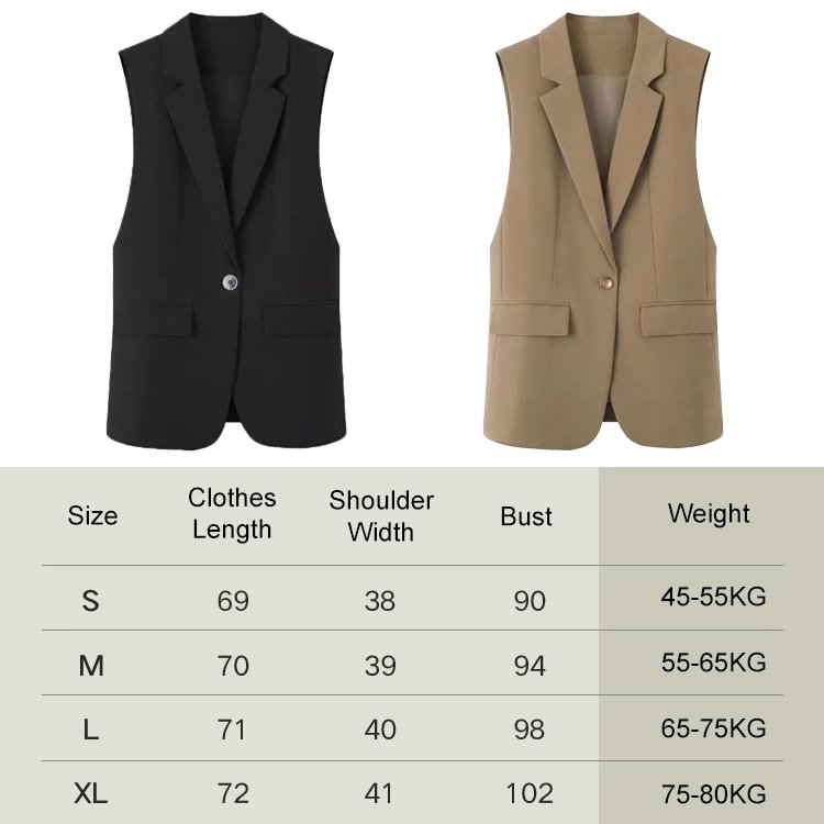  [Goddess Style] Temperament and stylish suit vest