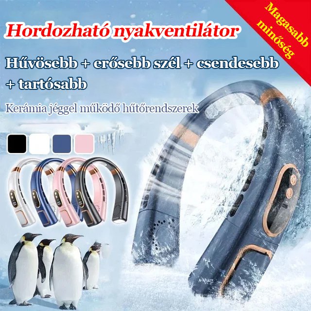 Ice Porcelain Body Cooling  Hordozható nyakventilátor