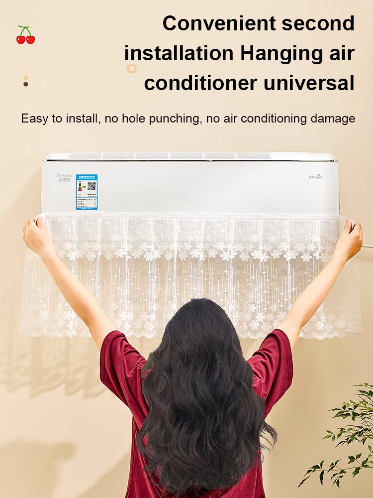 【Windless coolness】Air conditioner windscreen curtain