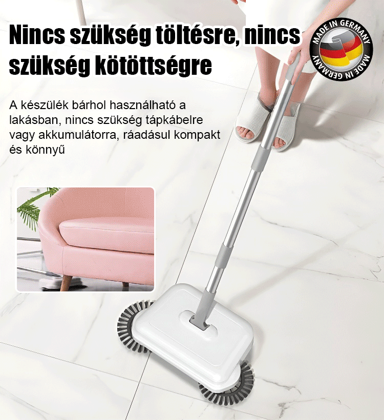 3 az 1-ben push kézi porszívó