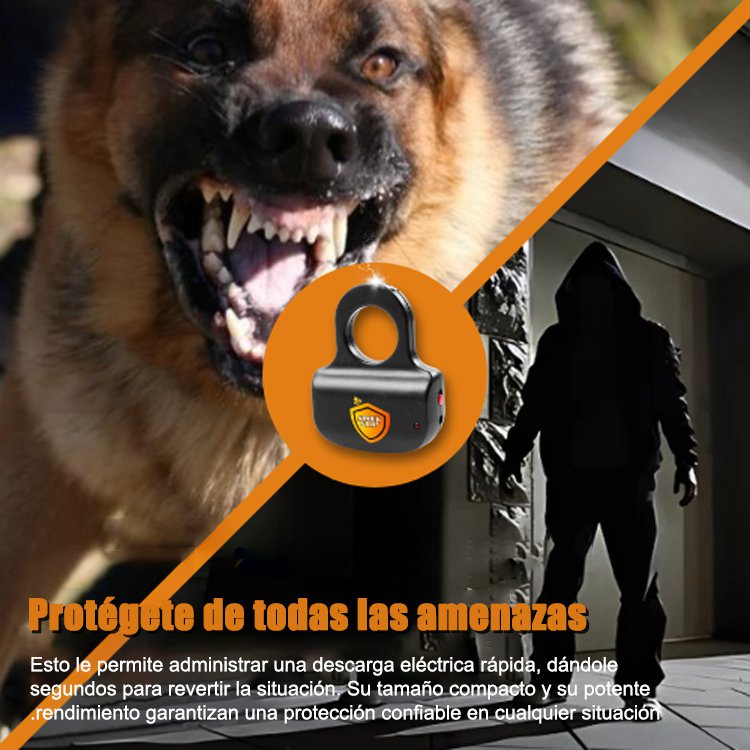 Llavero de descarga eléctrica con botón