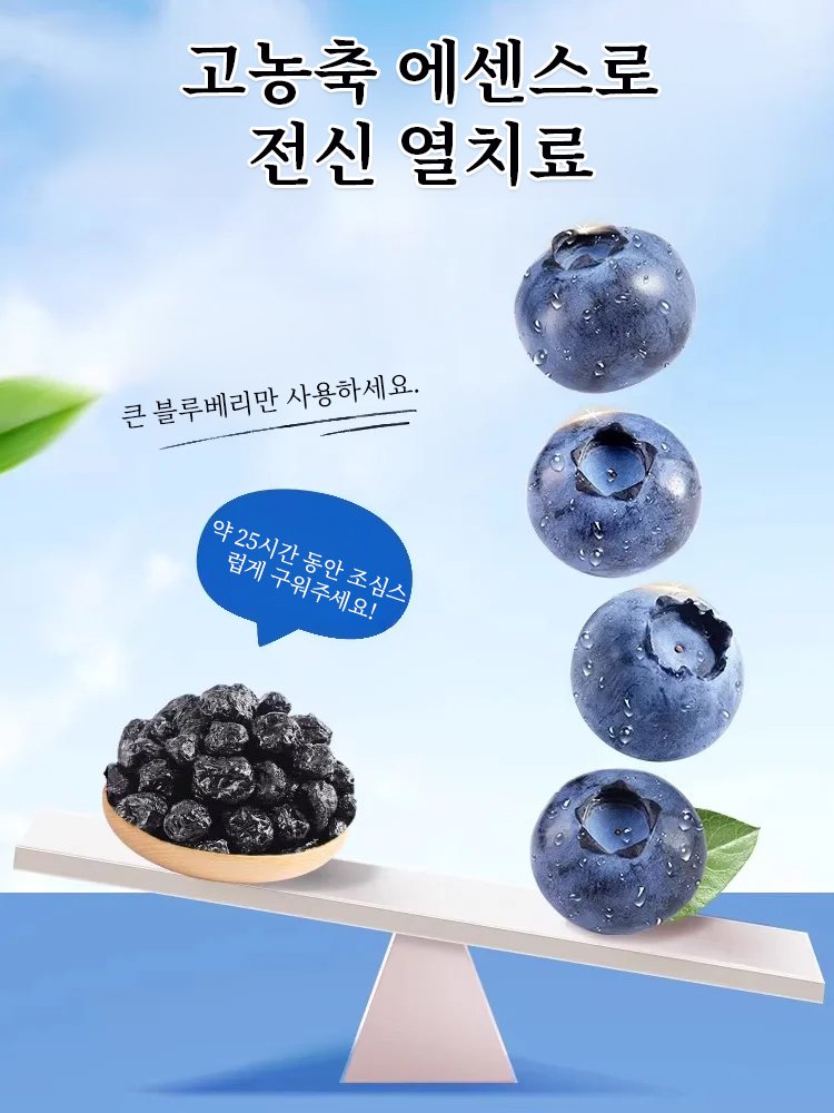 타이완산 특급 무설탕 블루베리 건조과일