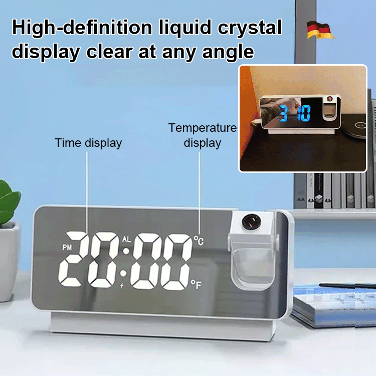 Német multifunkcionális vetítőóra