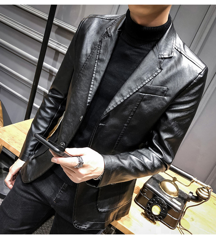 大人の男性に似合う革ジャン