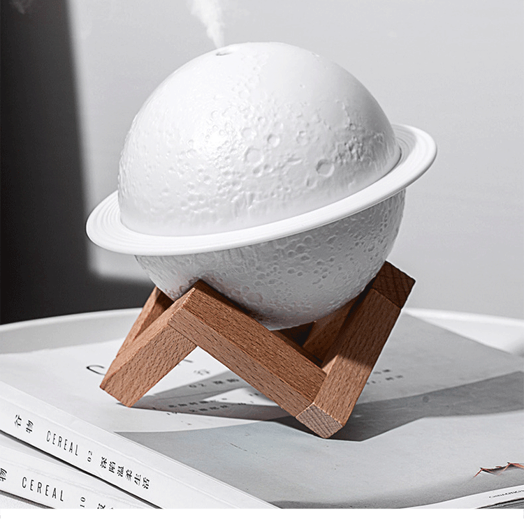 快適な湿度を維持するボール型加湿器の使用シーン