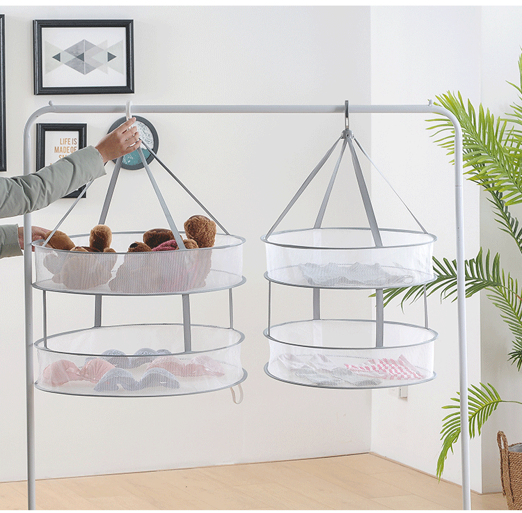 Clothes drying rack preventing stretching