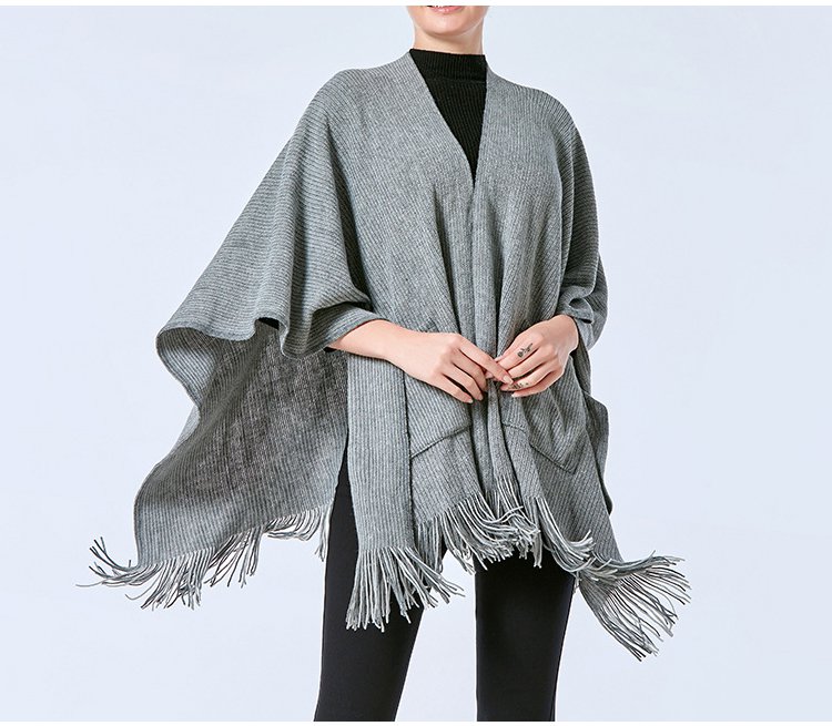 多機能ポケット付きショールの使い方