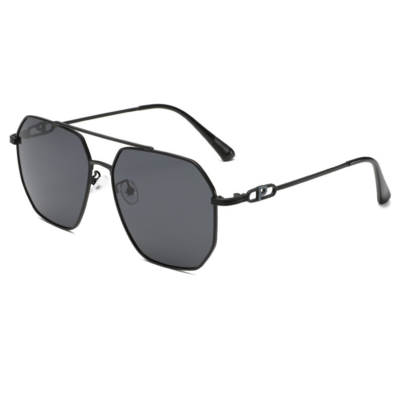 Wholesale Retro Metal Sun Glasses New Unisex Polarized Square Unique Design Shades Fashion Women Big