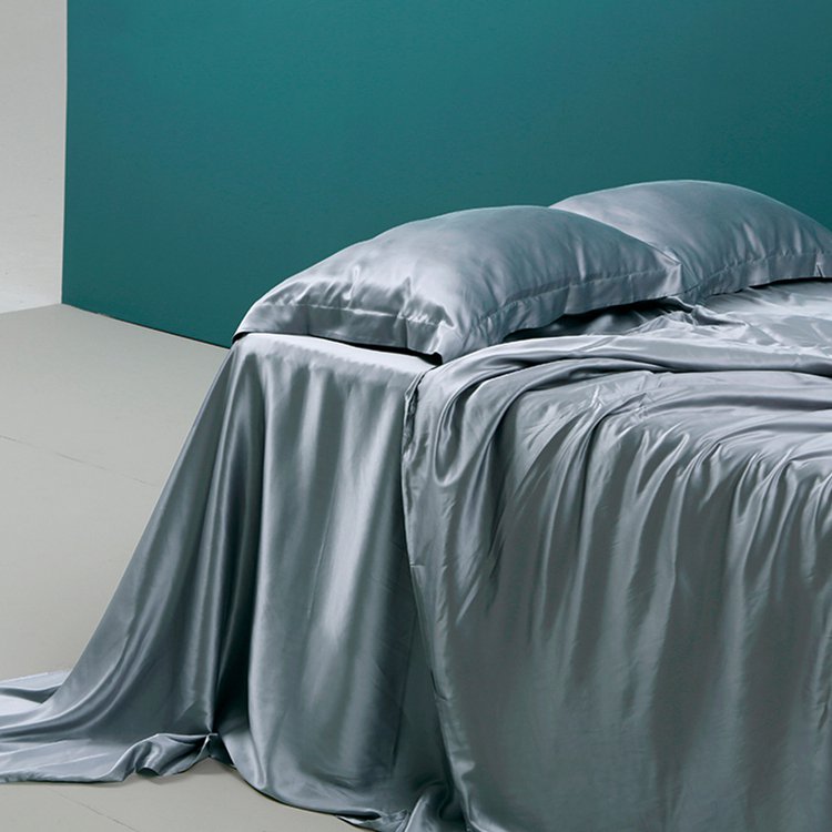 高級ポリエステルサテンシルクベッドシーツ