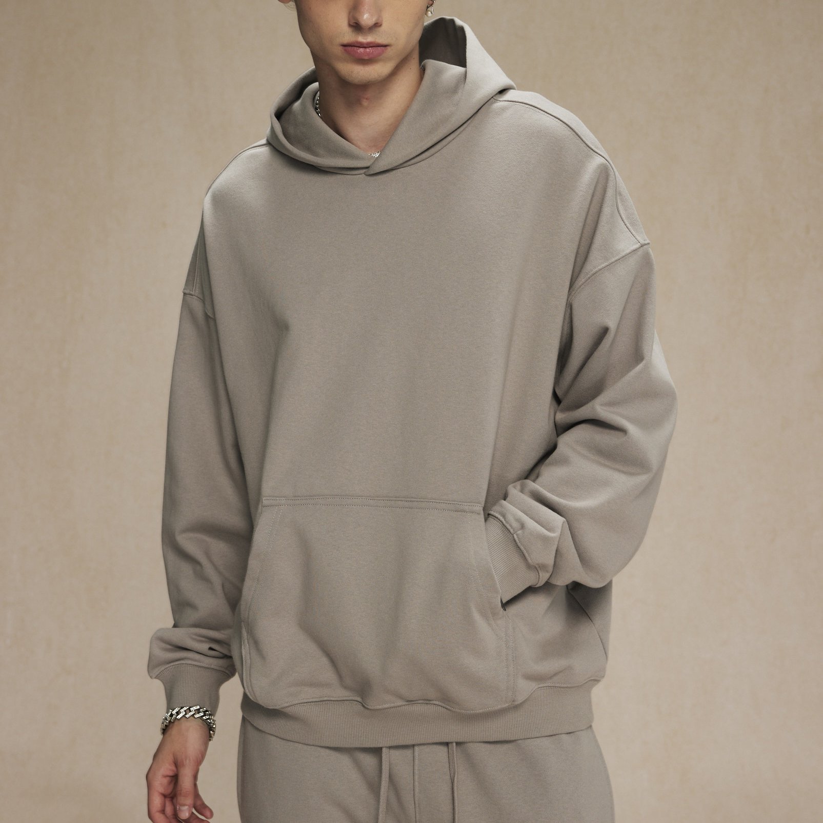 Sudadera con capucha de felpa pesada 430gsm