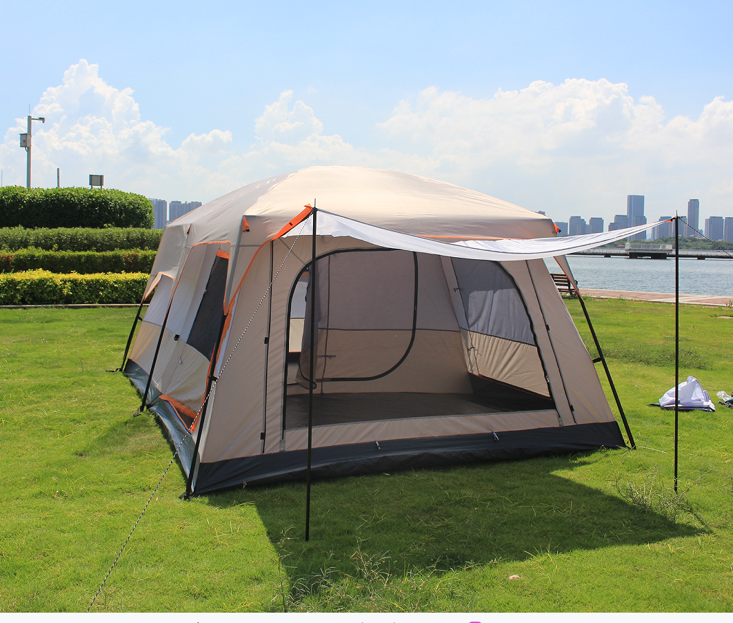 Large Luxury Family Tent for 5-12 People European Outdoor Camping