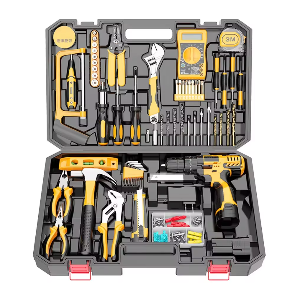 Factory Tool Box Cordless Hardware Electrical Power Kit Herramientas Drill Machine Set Other Hand Wr