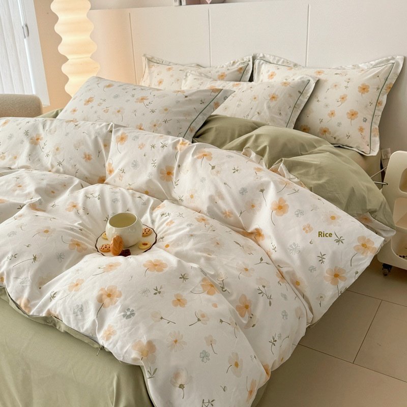 現代印花純棉四件套