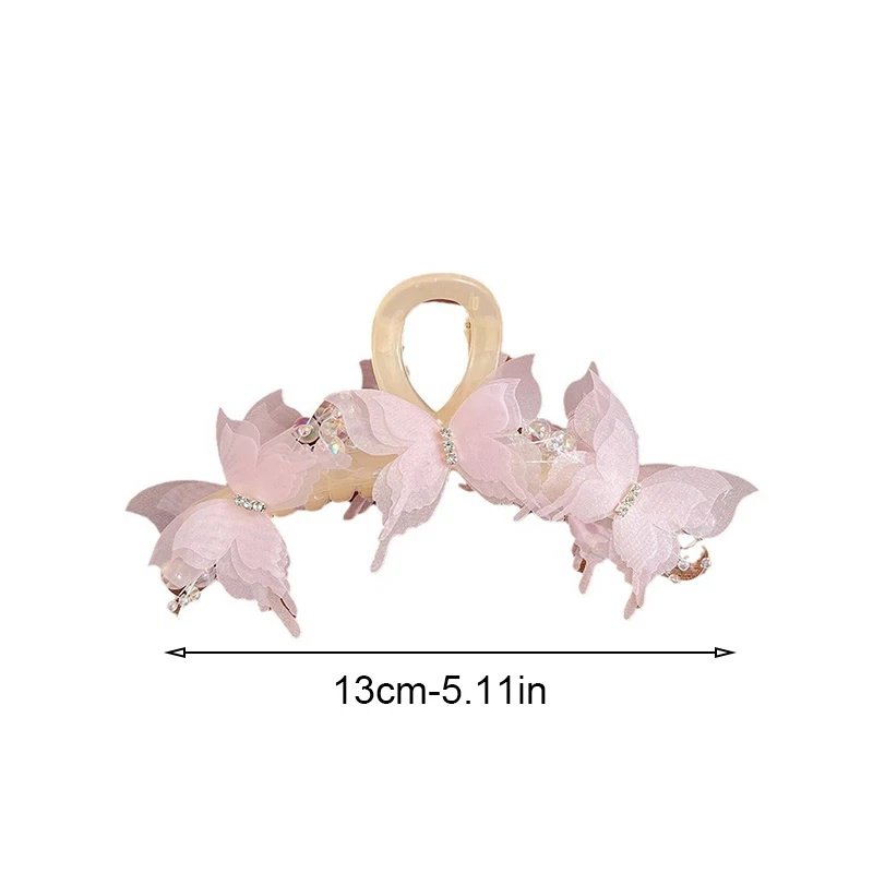 Large butterfly claw headband