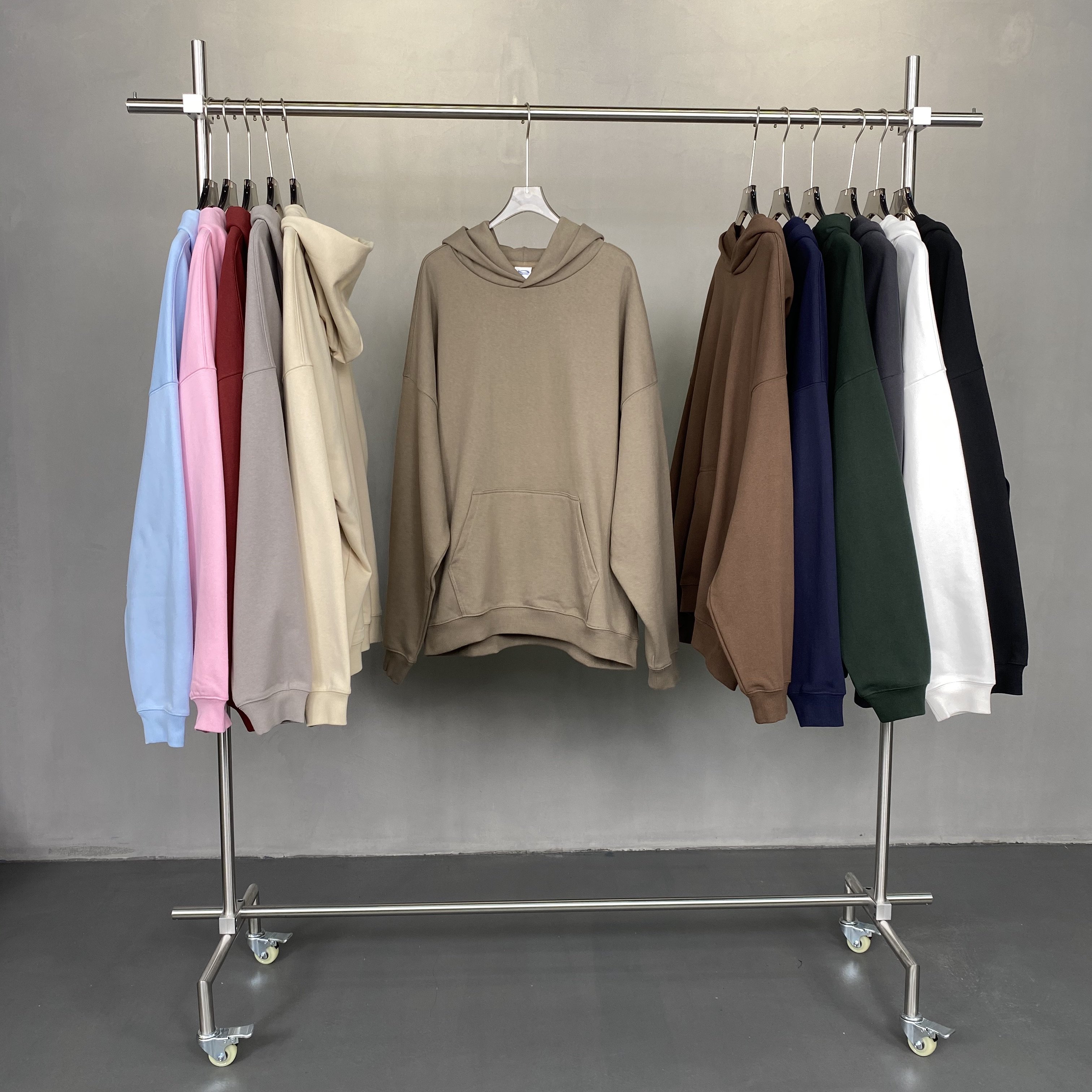 Sudadera con capucha de felpa pesada 430gsm