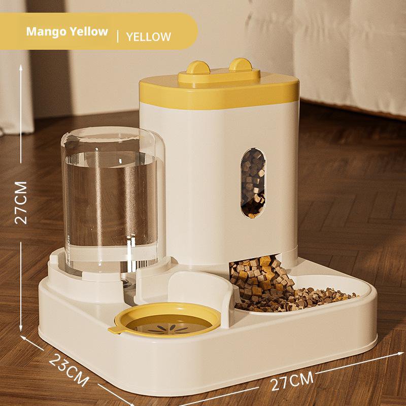 2-in-1 Automatic Water and Food Feeding Bowl for Cats and Dogs