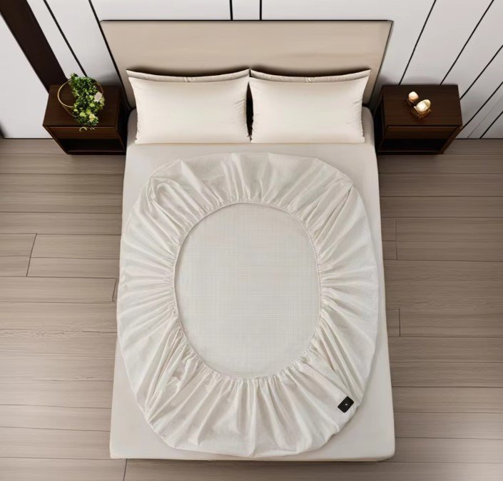 Relieve Fatigue Silver Fiber Organic Cotton Soft and Comfortable Grounding Fitted Sheet