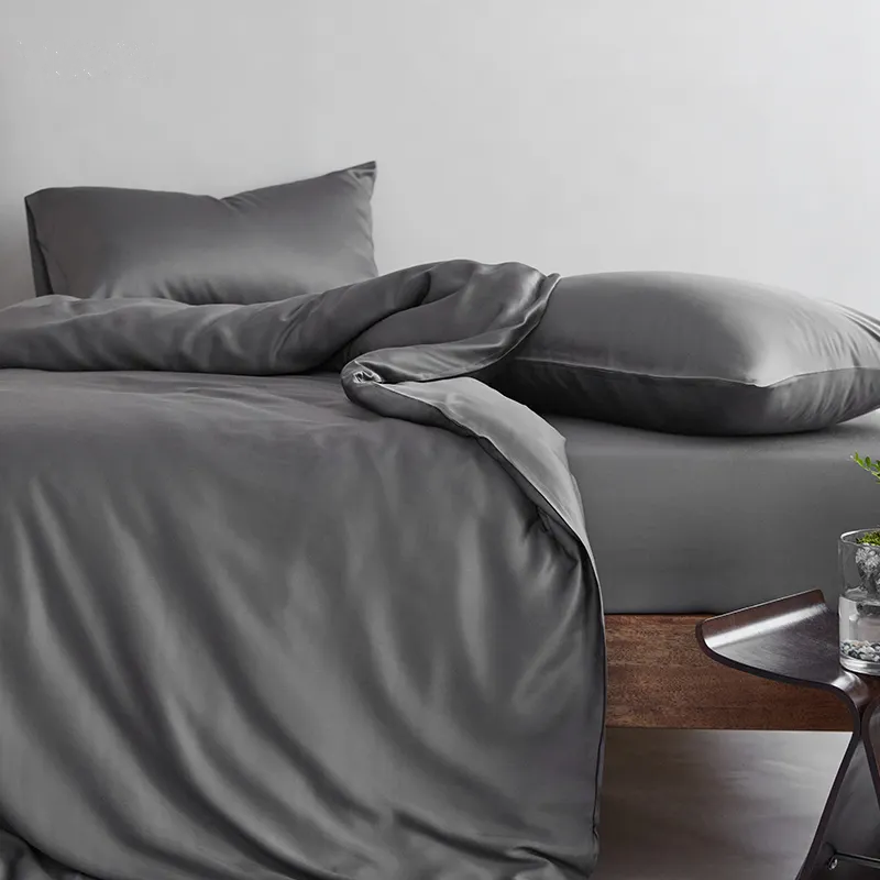 4枚セット オーガニック竹繊維ベッドシーツ