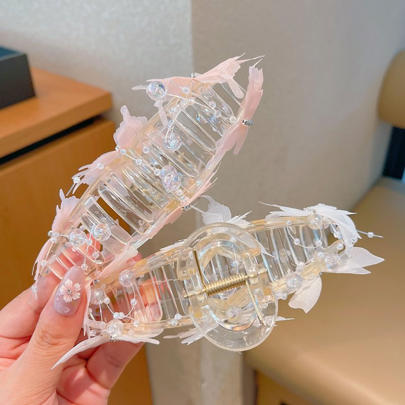 Duży klips w kształcie motyla