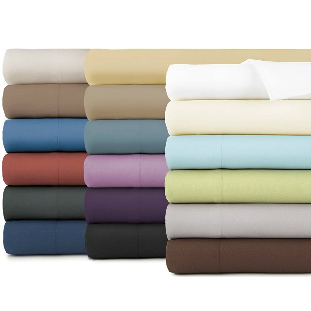 Hotel Textile Luxury Soft Microfiber Bedding Sheet 1800 Count Deep Pocket 4 Piece Hotel Bed Sheet Se