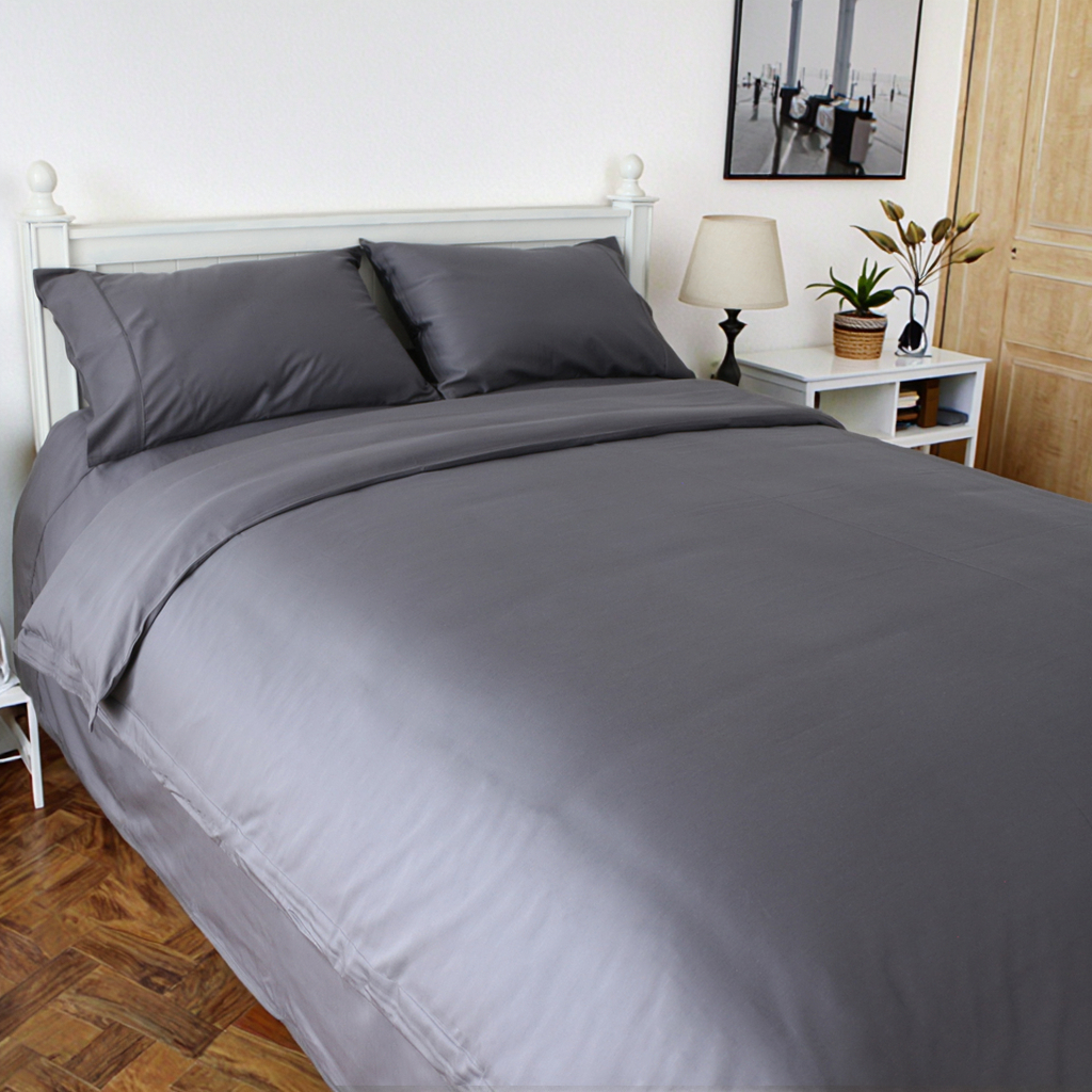 Luxury Custom 100% Bamboo Viscose Fitted Linen Bed Sheets Bedding Set