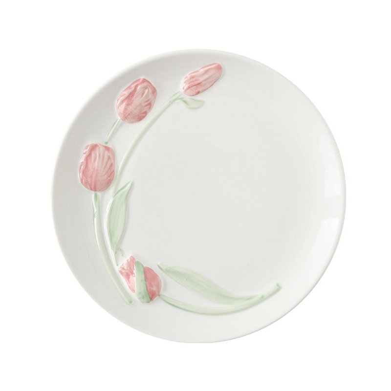 Vajilla esmaltada en blanco