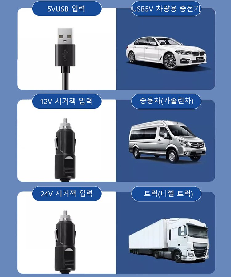 차량용 2in1 쿨링 듀얼 선풍기