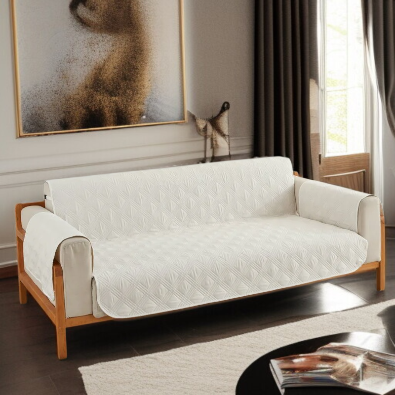 ペットと一緒に使えるソファ保護カバー