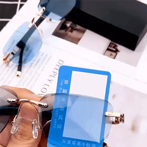 Diamond Frameless Fashion Reading Glasses