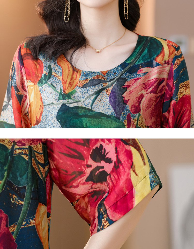 Elegancka nadrukowana spódnica