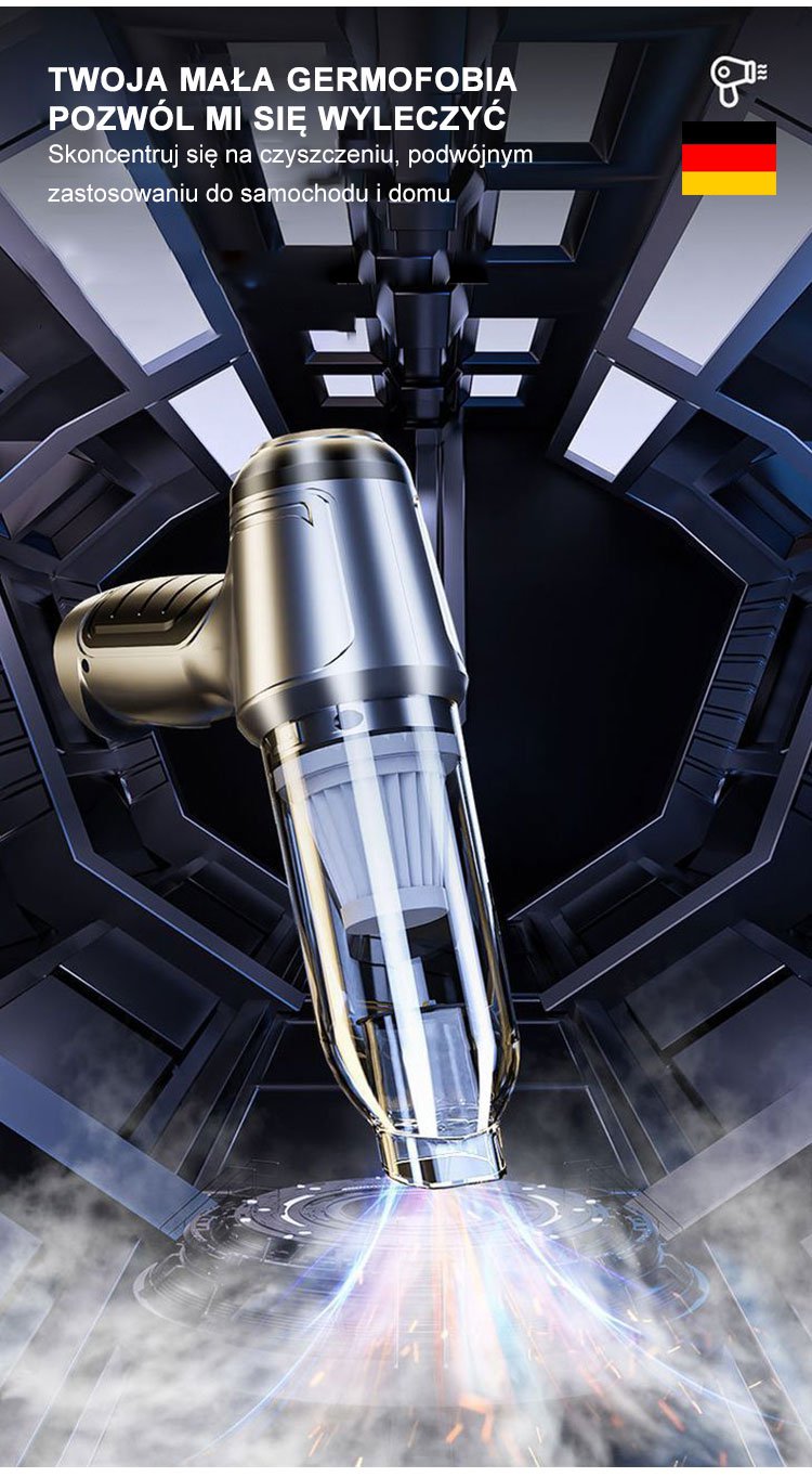 Bezprzewodowy odkurzacz do sierści zwierząt